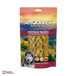 Arquivet Trenzas de Piel de Búfalo 12 cm para perros 5 unidades