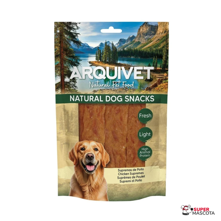 Arquivet Supremas de Pollo Snack Natural para Perros