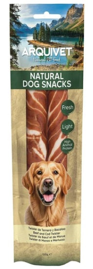 Arquivet Twister de pollo y bacalao 24 cm x 2