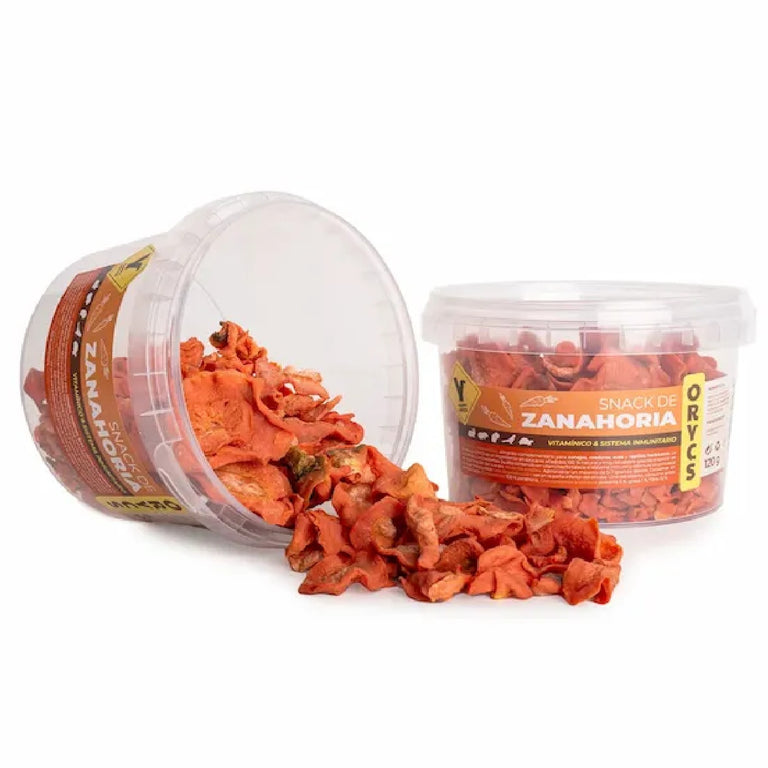 Orycs snack de zanahoria 120 g para roedores